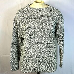 Chaus Sweater Size Small Black and White Rounded Neck Excellent Condition